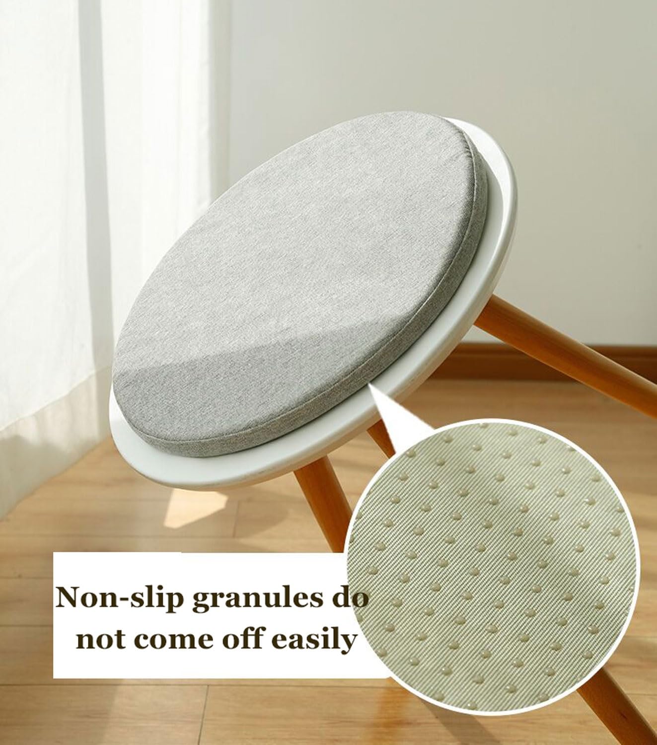 Runde Stuhlkissen, 40 cm/35 cm/30 cm, Outdoor-Kissen für Garten, Boden, Sitzkissen, Yoga-Kissen, Esszimmerstuhlkissen (A4, 35 cm)