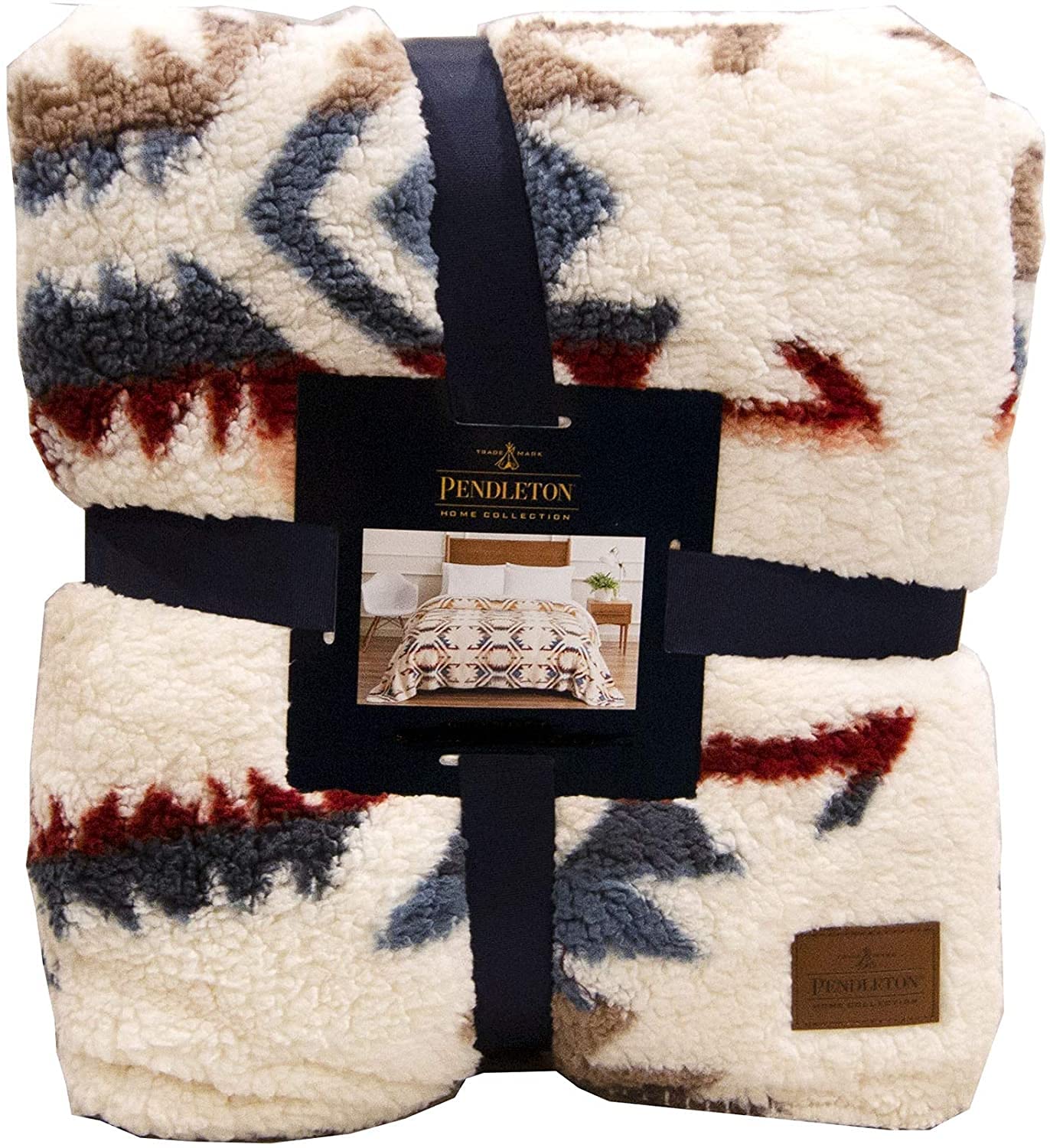 Amazon｜Pendleton ホームコレクション ツインブランケット ホワイト