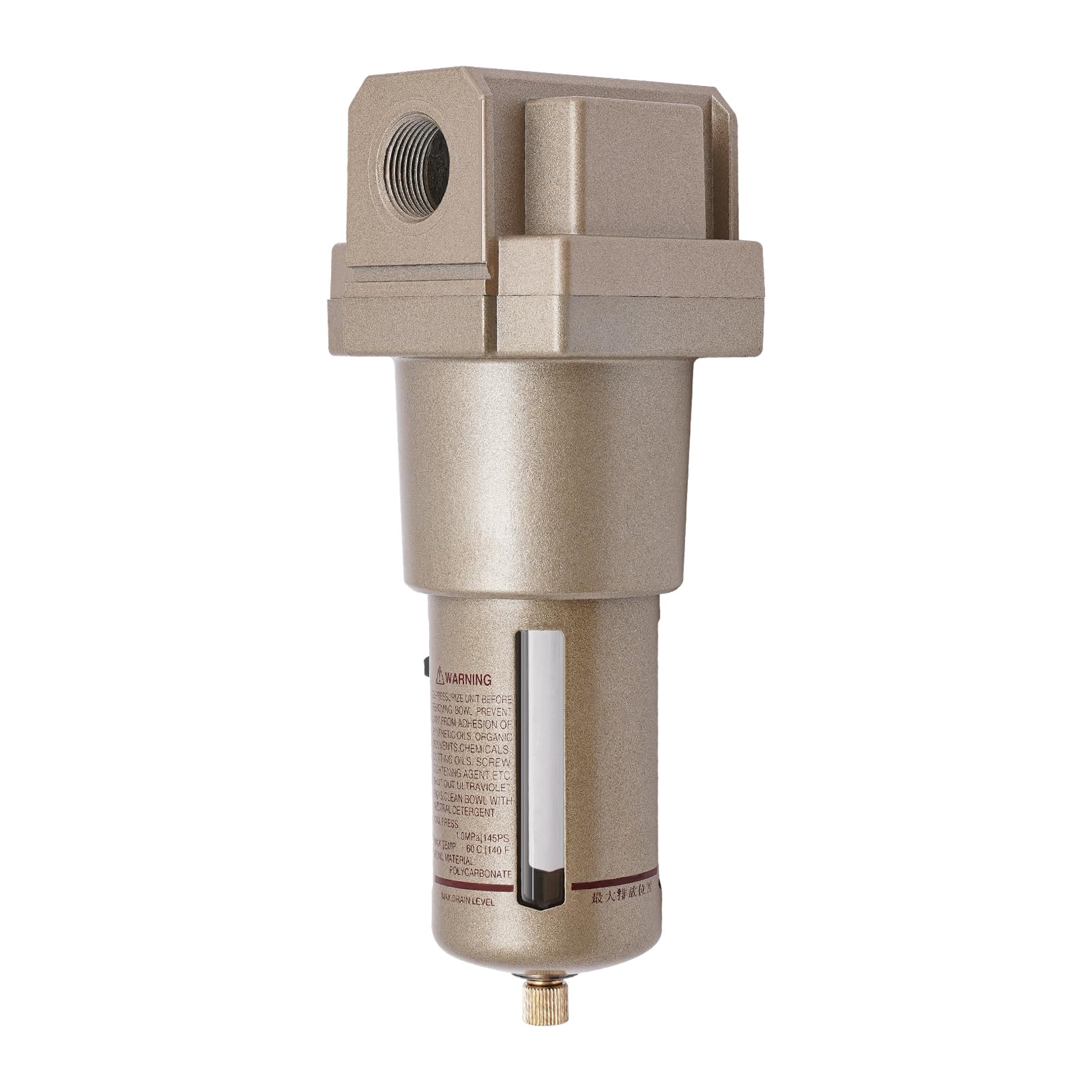 Filtre à air comprimé de 3/4", 5 000 litres par minute - Séparateur d'huile d'eau pour compresseur d'air