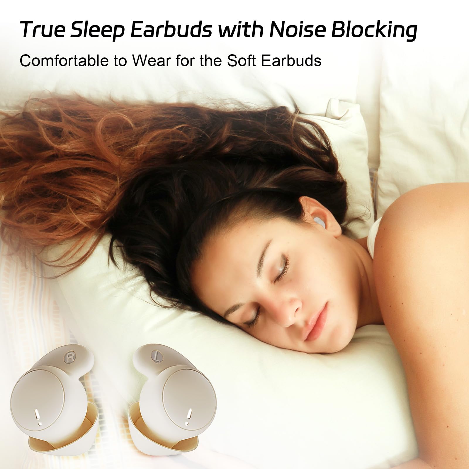 esonstyle Cuffie Per Dormire Bluetooth 6.2 Mini In-Ear Auricolari Invisibil