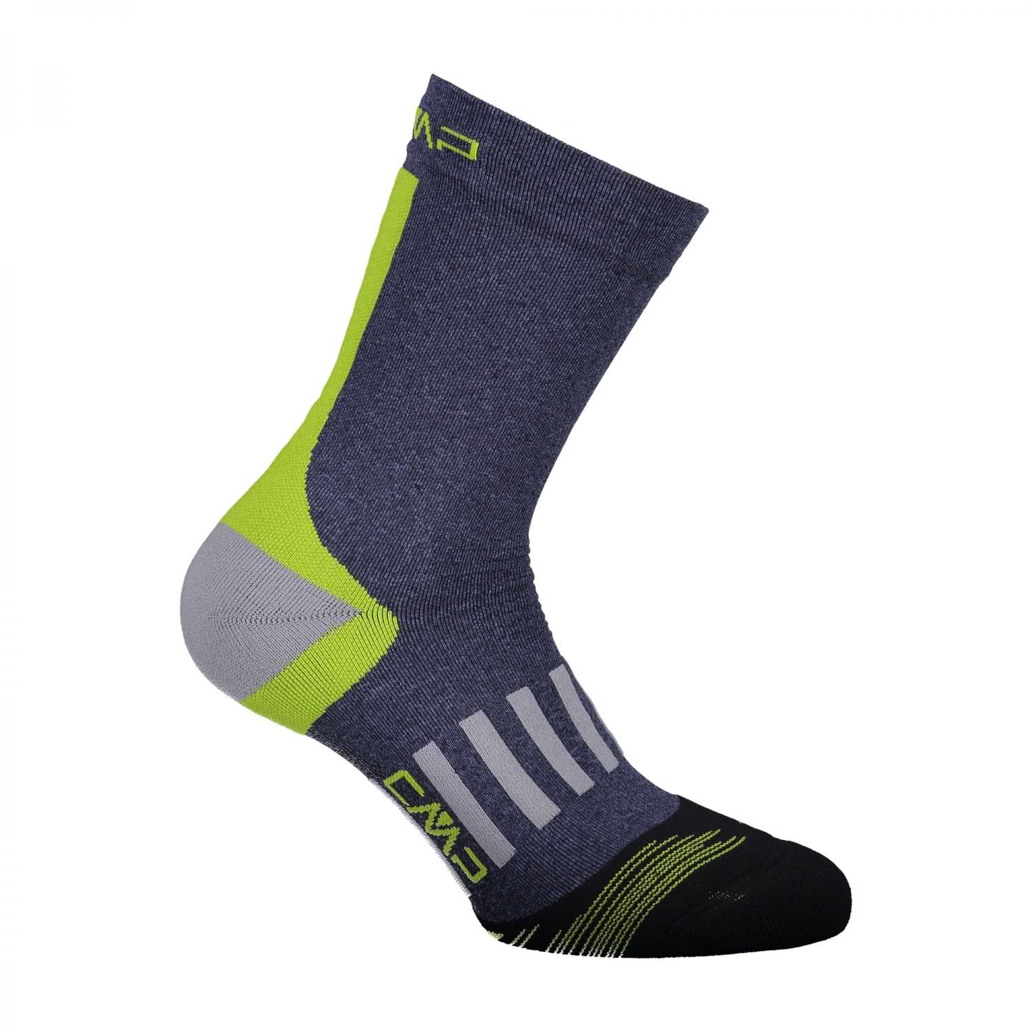 CMP - Trekking Sock Mid Microlon, B.Blue-Acid, 39/42