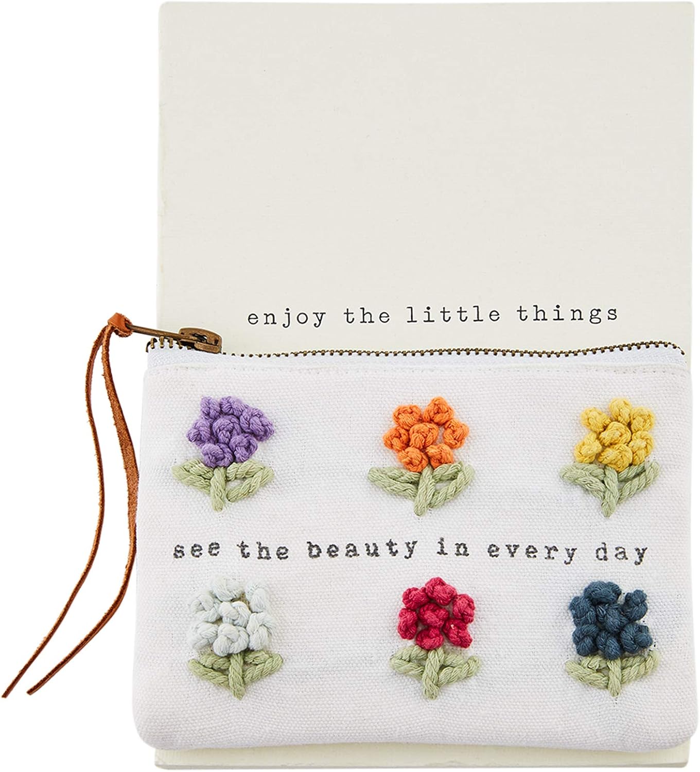 Mud Pie Notebook Pouch Set, See Beauty