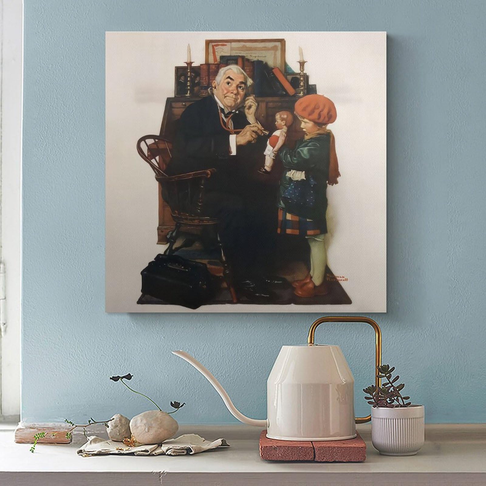 Amazon.co.jp: Norman Rockwell ノーマンロックウェル（医師と人形