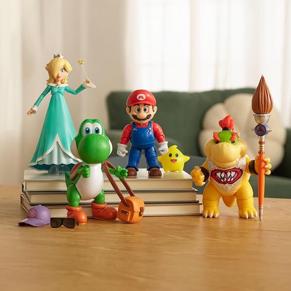 Nintendo Super Mario 5" Figure 4 Juguetes Toys - 5