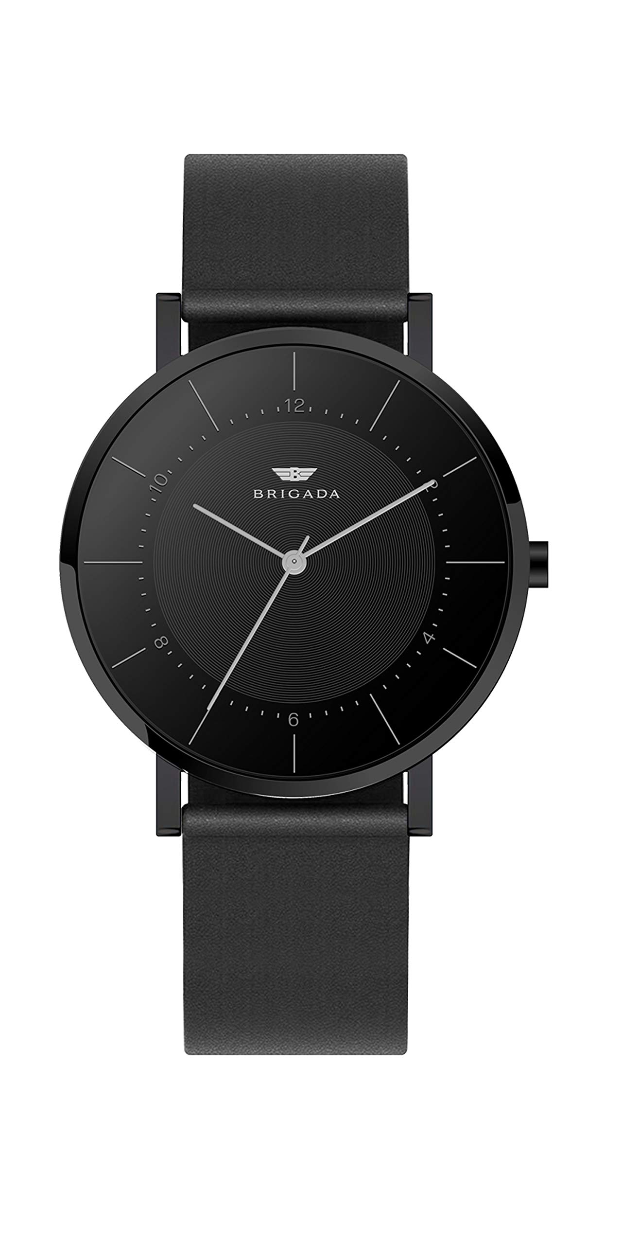 BRIGADA Men's Watches Minimalist Watches for Men Simple Business Casual Waterproof Quartz Wrist Watch