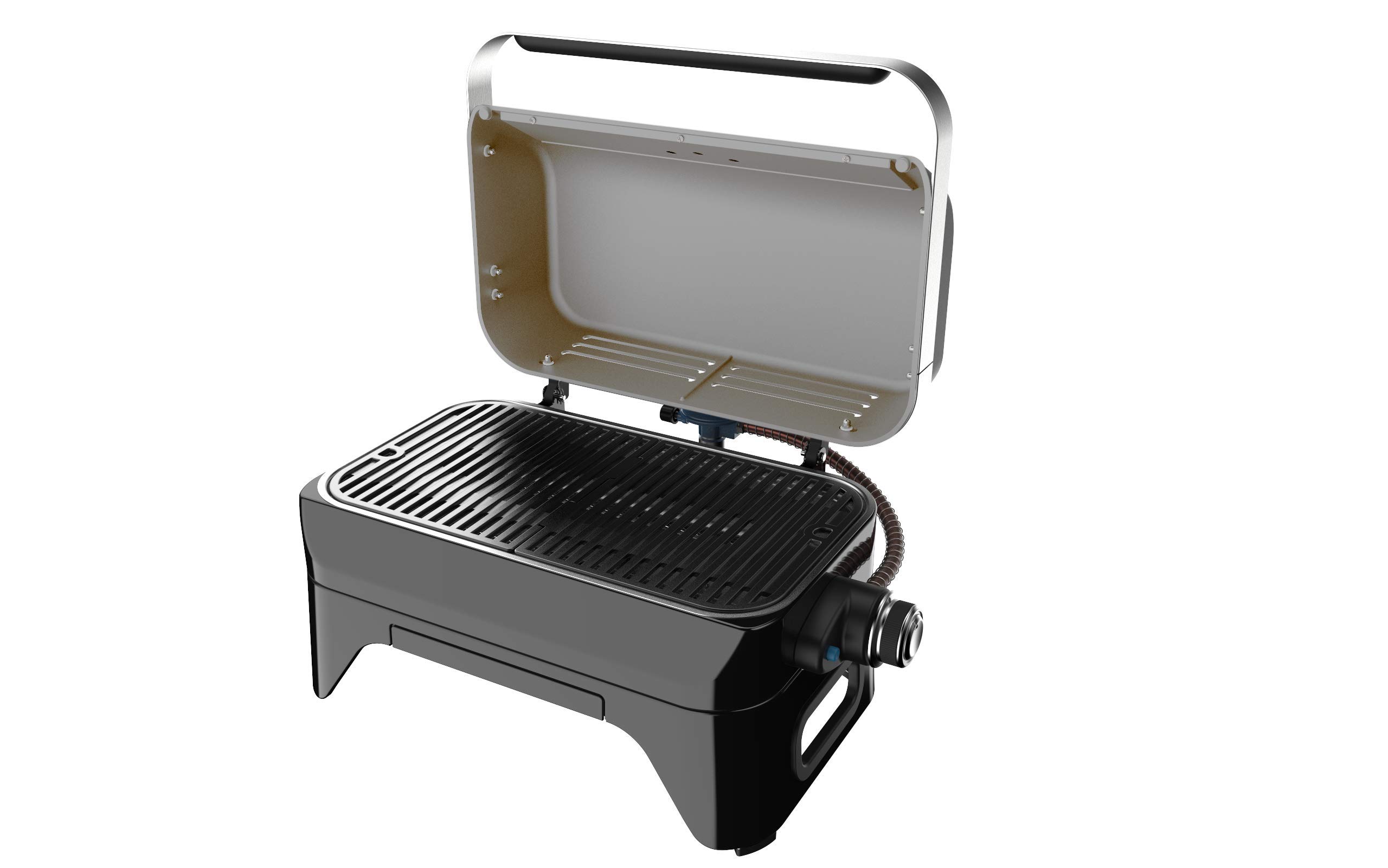 Campingaz Gas BBQ Attitude2go CV, LowSmoking Portable Barbecue, Camping Grill, Tabletop Grill