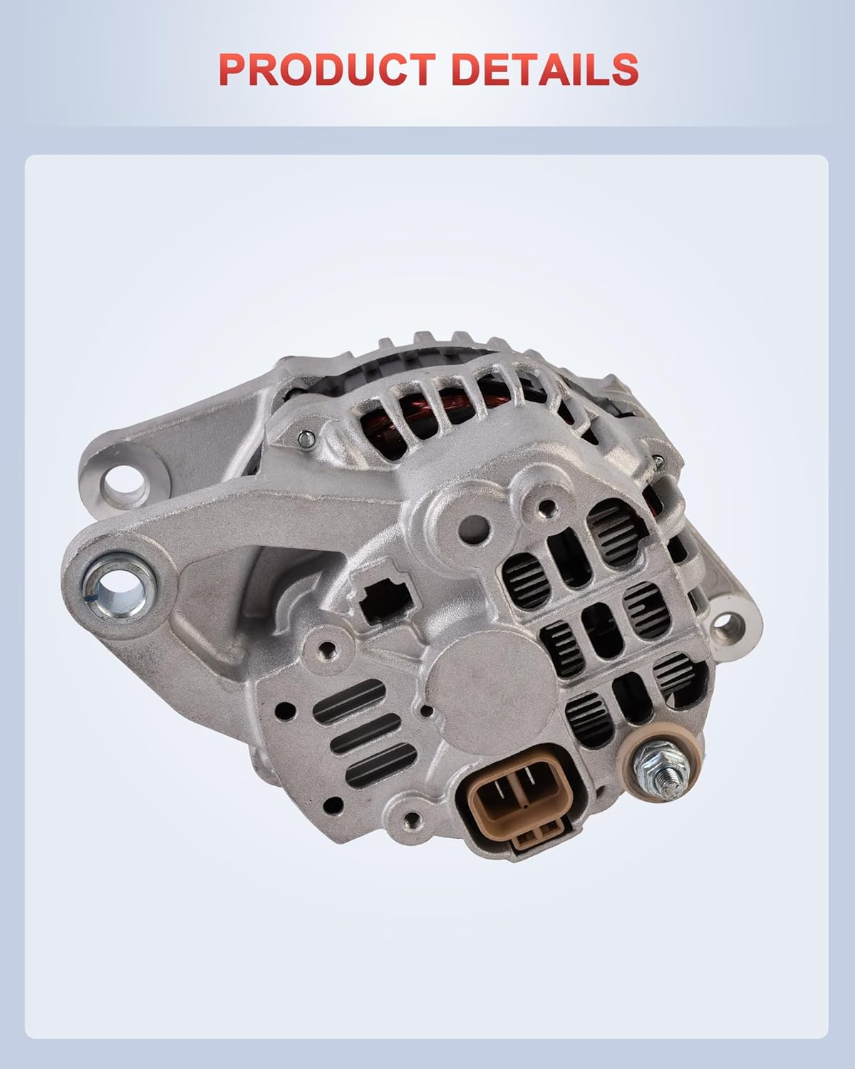 12V 80A Alternator Fit for Caterpillar 259D, 236D, 242D, 246D, 257D, 262D, 277D, 279D, 287D, 289D Track Loaders, Part# 1G398-64012