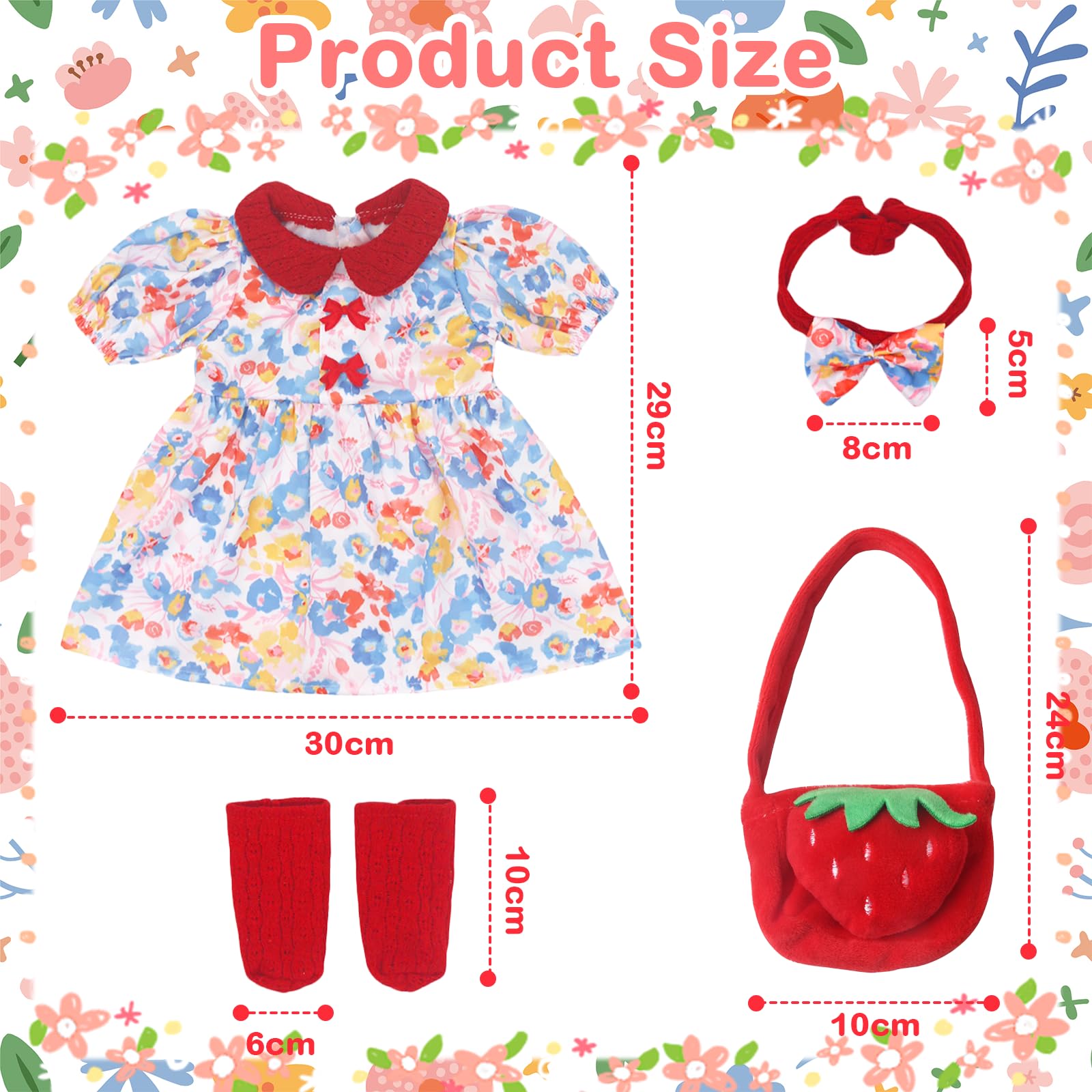 Baby Doll Clothes for 20-22 Inch Baby Dolls - Image 2