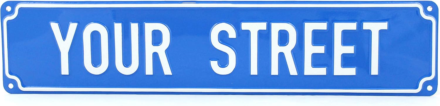 Street Road Name Odonym Euro European License Plate Number Plate Embossed Custom