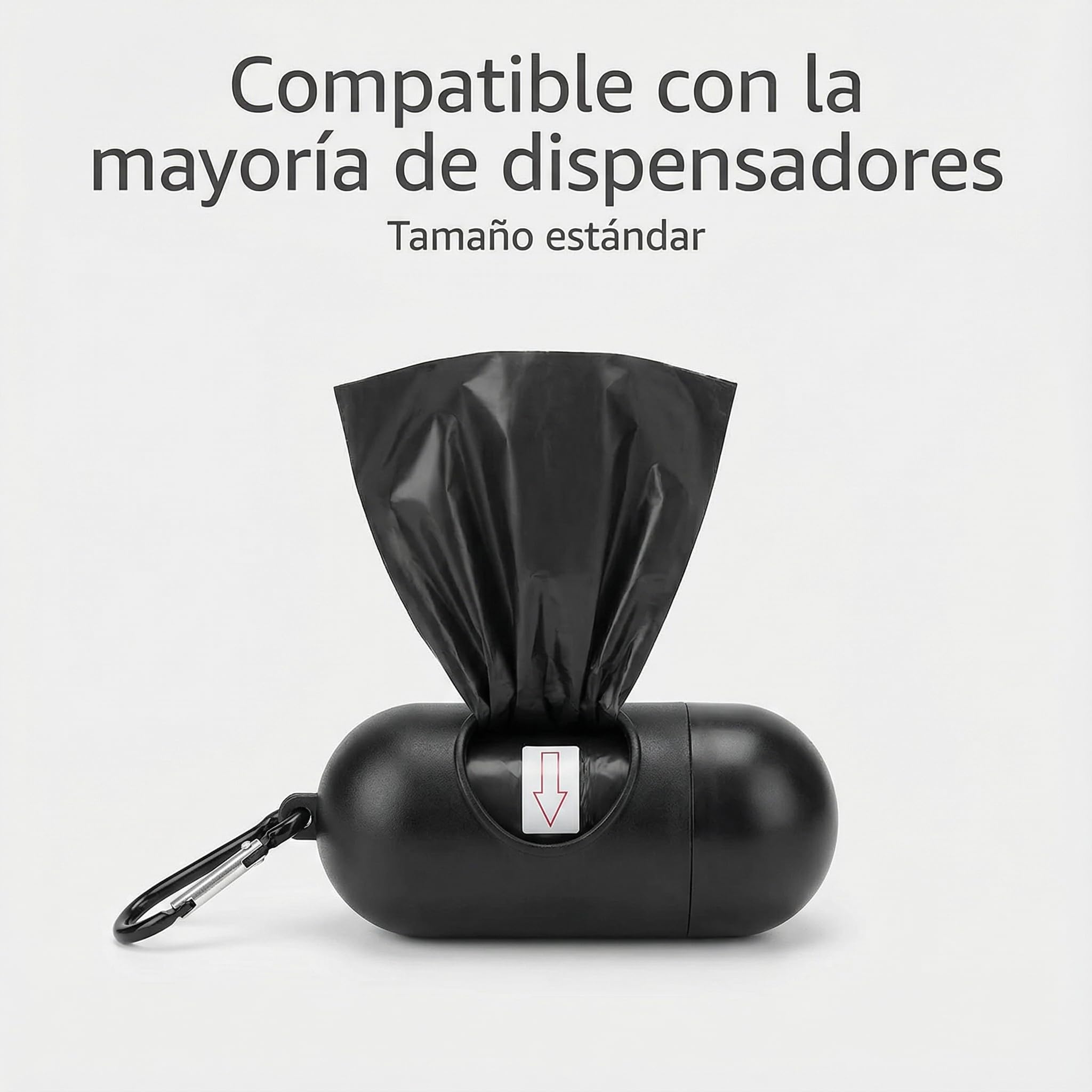 H HANSEL HOME Bolsas Caca Perro 600 Bolsas – 40 Rollos de Bolsas para Excrementos de Mascotas, Tamaño Grande 23×30 cm, Color Negro — view 6