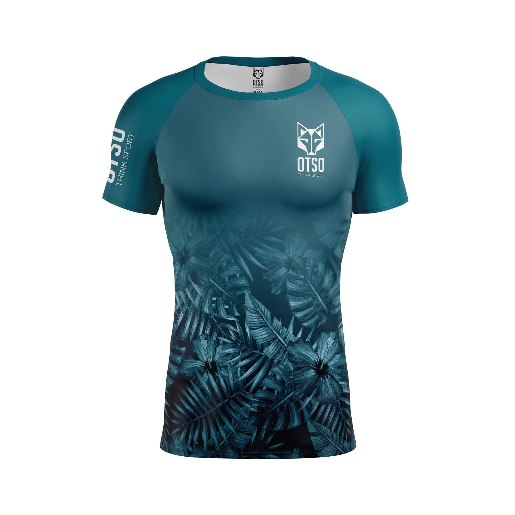 OTSO THINK SPORT Herren Short Sleeve Shirt Tropical Green