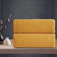 Vista 44 de Juego de 4 toallas de baño extra grandes (35 x 70 pulgadas), toallas de baño de gran tamaño, súper suaves, altamente absorbentes, juego de toallas