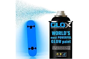 GLO-X Spray Paint: Radiate Your Canvas with Enchanting Aqua Luminescence