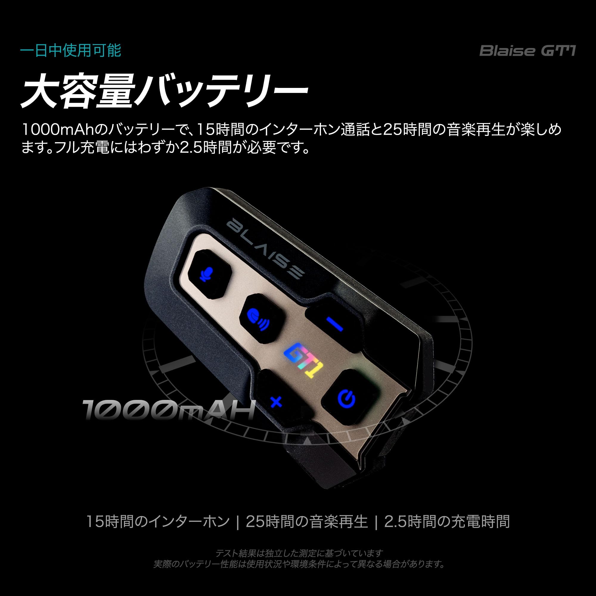 Blaise GT1 バイク用インカム 2台セット Bluetooth 防水 Amazon.co.jp: [Blaise]GT1バイクヘルメット専用インカム 2個セット
