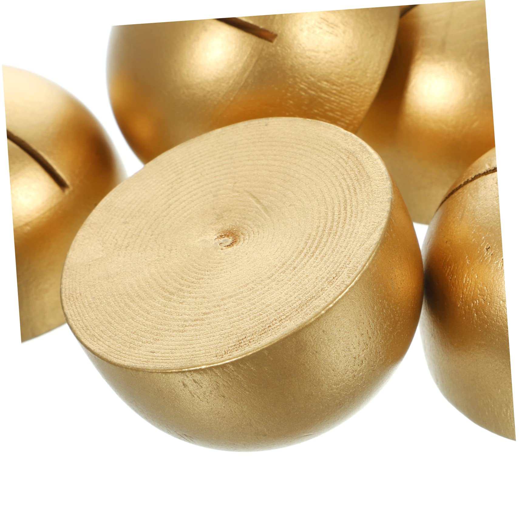 Amosfun 12pezzi Porta Biglietti Legno con Base Dorata Supporti Eleganti per Segnaposto e Decorazioni Matrimonio e Feste