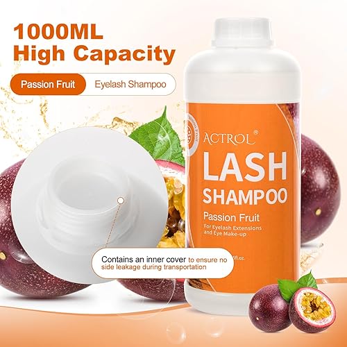 Miniatura 166 de Limpiador de extensiones de pestañas Aloe 1L Natural Lash Extension Shampoo Professional Eyelid Foaming Cleanser Parabenos & Sulfate Free