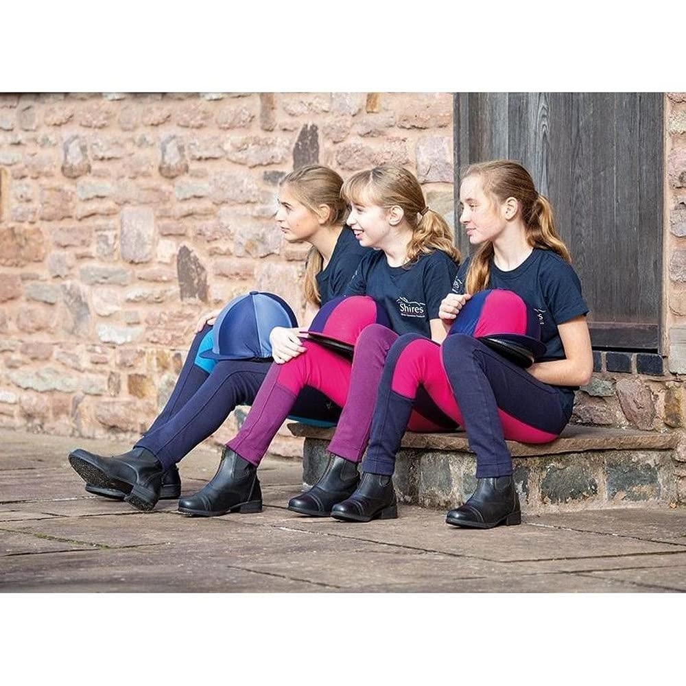 Shires Maids Wessex Jodhpurs Deux Tons Noir/Violet