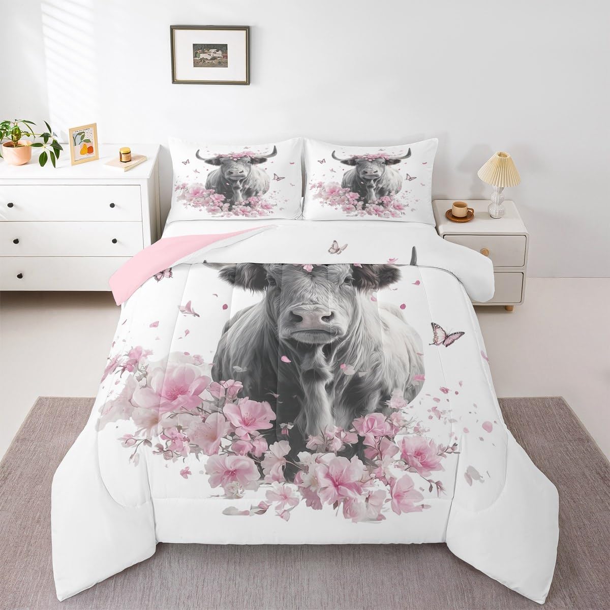 jejeloiu Camouflage Bedding Set Soft for Boys Girls, Red Comforter Set Twin Size Camo Duvet Quilt Microfiber Military Style Bedroom Decor 2 Pcs with 1 Pillow Cases