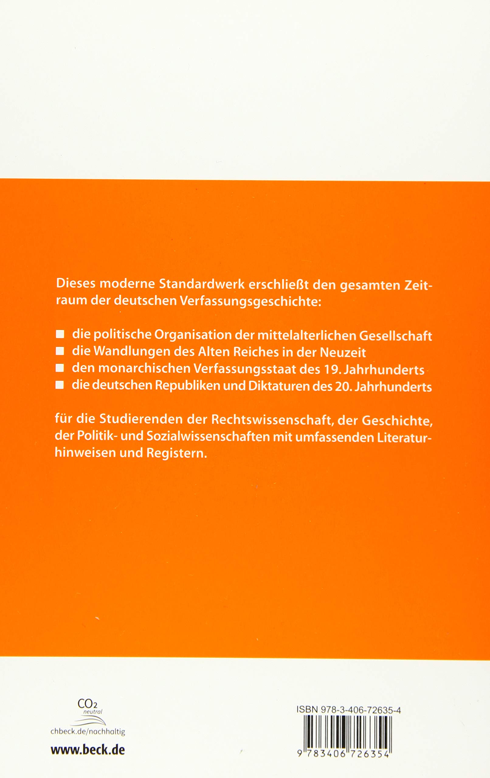 Deutsche Verfassungsgeschichte: Vom Frankenreich bis zur Wiedervereinigung Deutschlands (Kurzlehrbücher für das Juristische Studium)