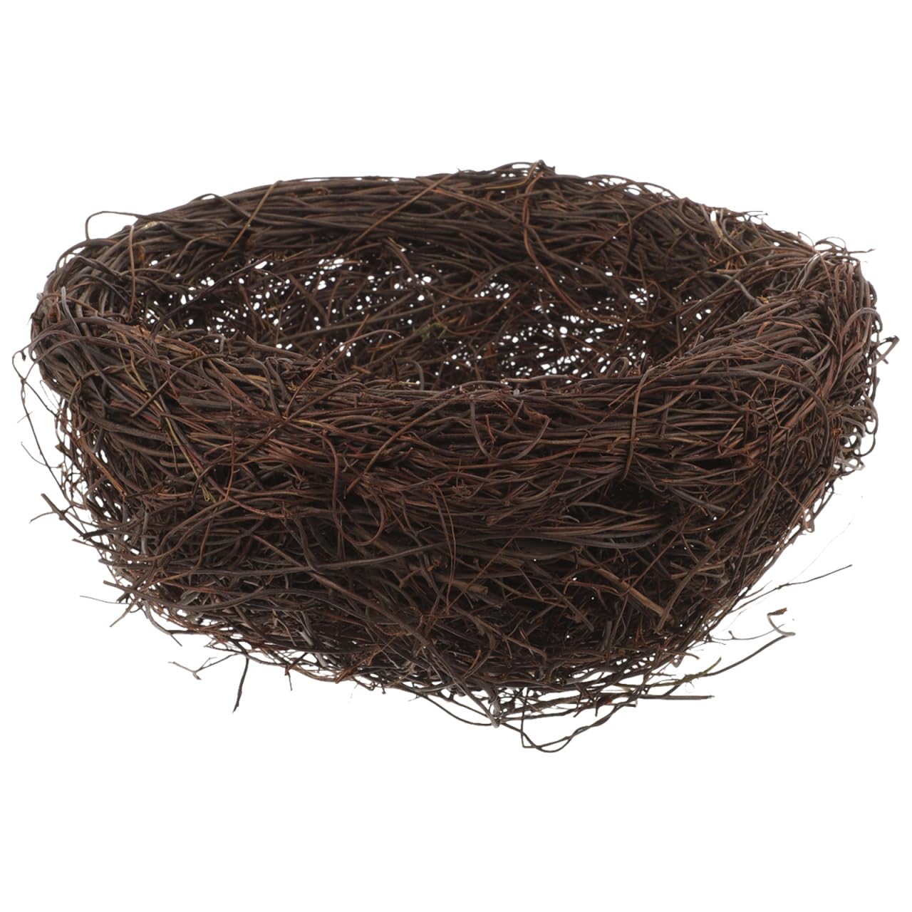Vaguelly Artificial Rattan Bird Nest Nest Decor Birdhouse Garden Ornament Small Birds