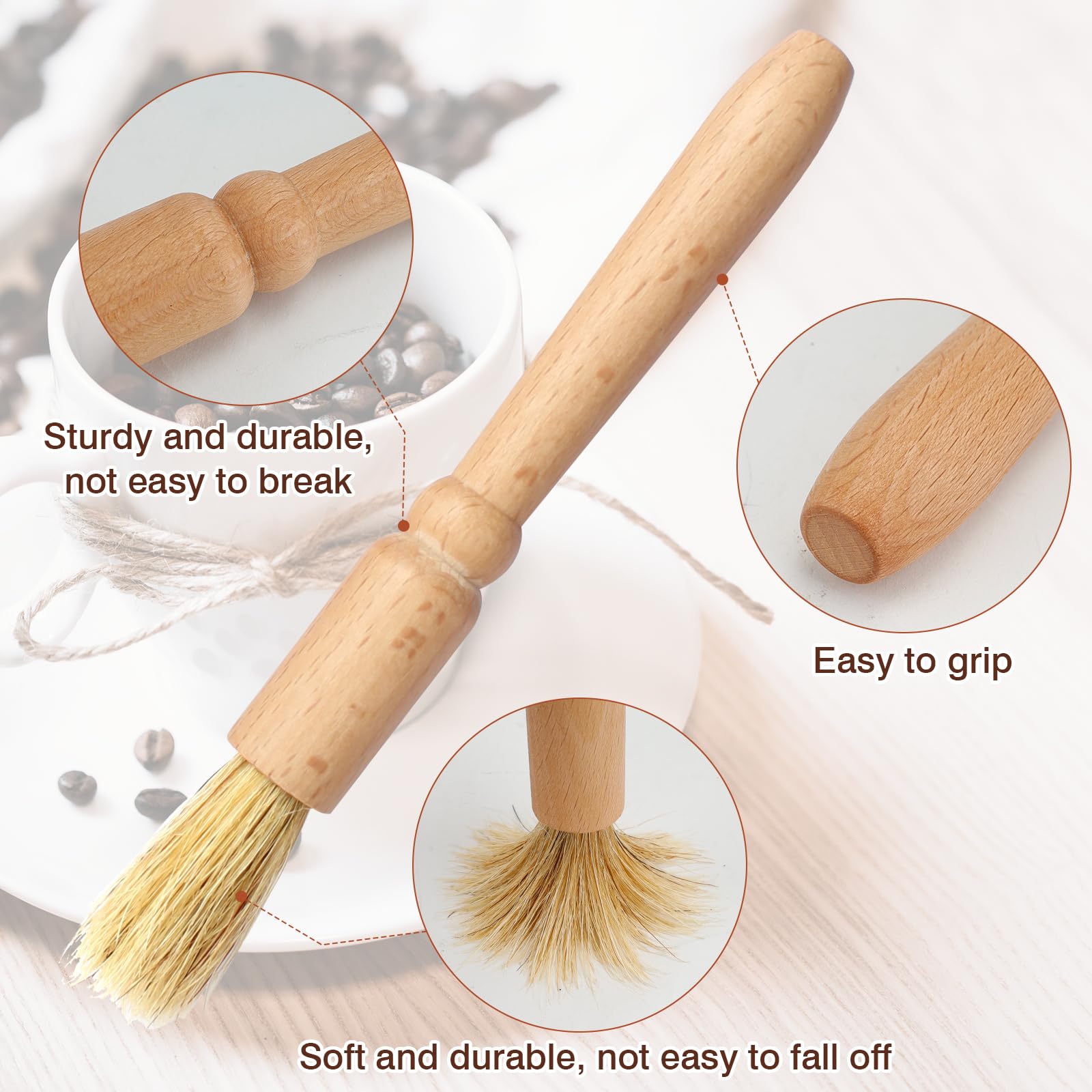 Knock Box Coffee, Contenitore per Fondi di Caffè con Asta Rimovibile e 1 Spazzola per la Pulizia, Scatola Fondi di Caffè Accessori per Macchina da caffè
