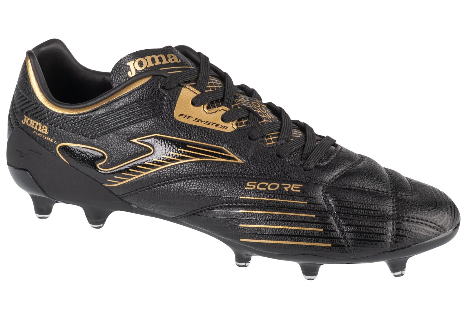 Joma Unisex's Score Series Sneaker, Black/White, 9.5 UK