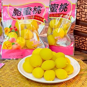 Sour and Sweet Crispy Peach 2/5/10/20/30bags Honey Peach Preserved Fruit,Chinese snack gift,Fruit Snack,Dried Fruit,Sweets,Fruit & Chewy,Desserts,Vegetarian,Healthy Snacks Food 2bags