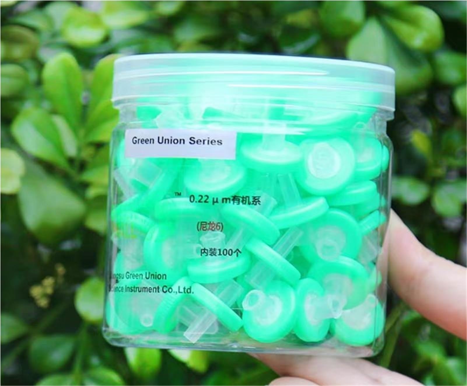 100 unids/Lote Laboratorio 13mm 25mm Material Nylon/PES/PTFE/MCE/Filtro de Membrana miliporo de Fibra de Vidrio 0,22/0,45um tamaño de poro(25mm 0.22um PES) | 25mm 0.22um PES