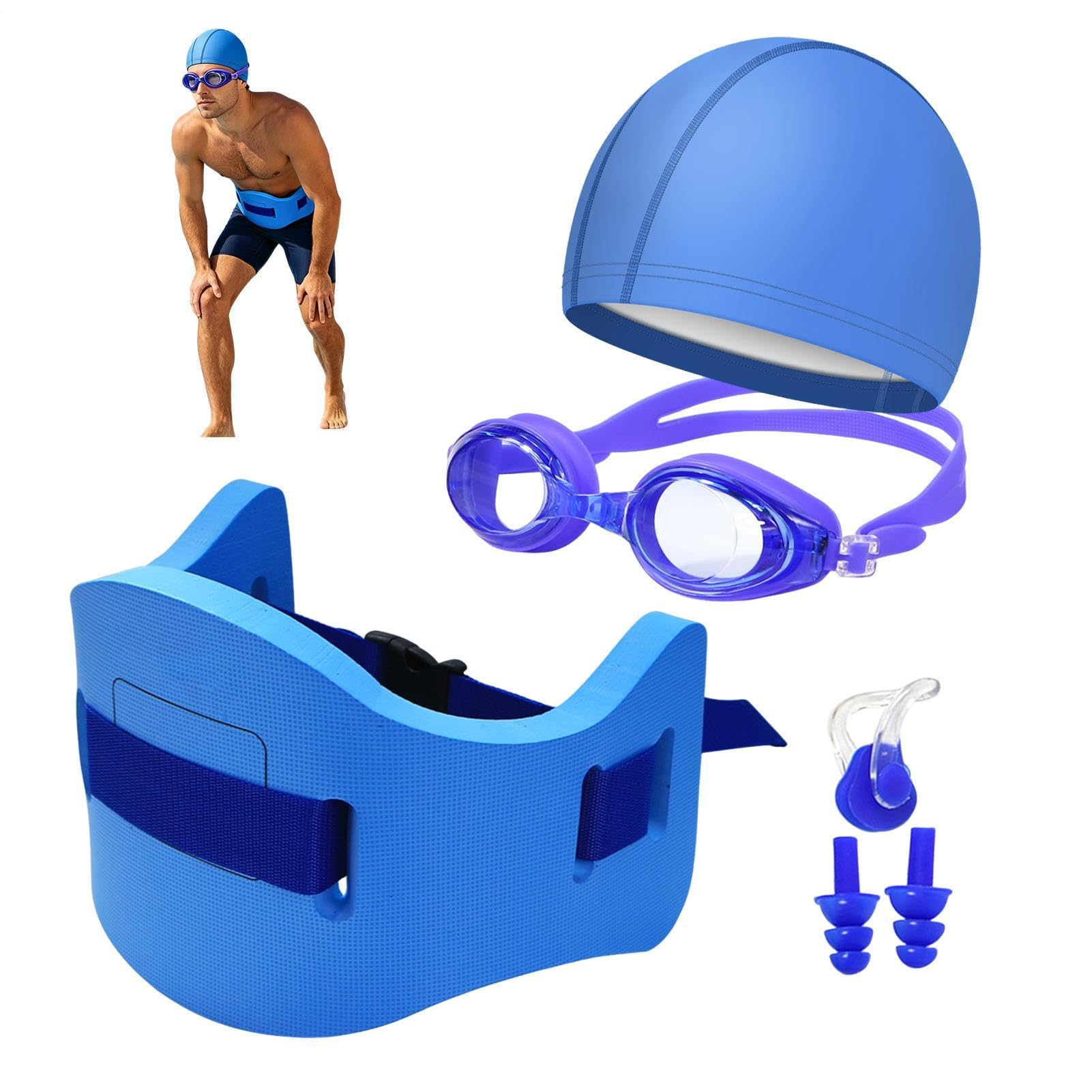 Cintura da nuoto per adulti Aqua Aerobics Schiuma EVA regolabile | Cintura galleggiante in schiuma EVA con cinghie di fissaggio regolabili, chiusura sicura con fibbia. Ideale per acquagym