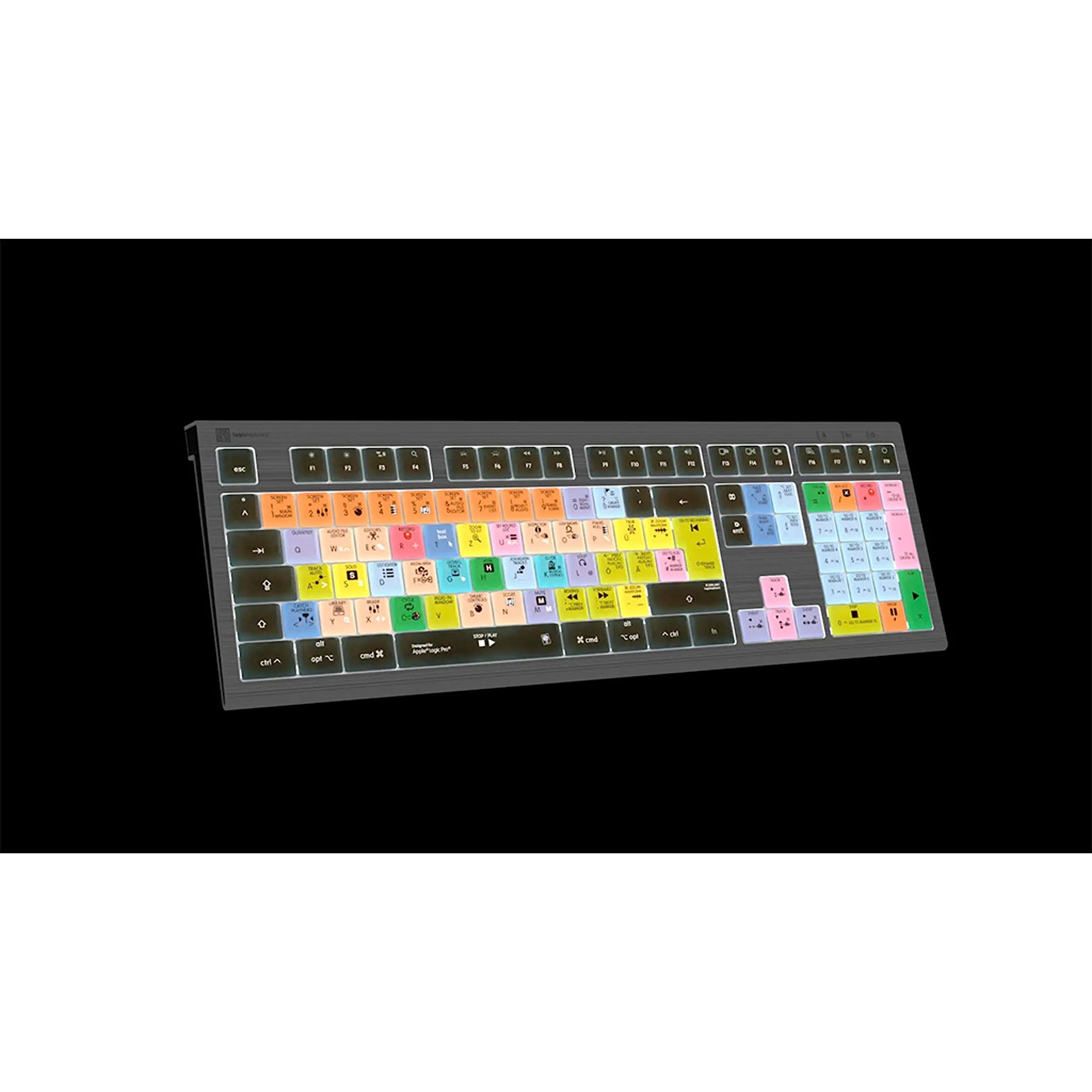 LogicKeyboard Astra 2, Logic Pro X Tastatur, Deutsch, Kompatibel mit Mac, Geeignet für Accessory
