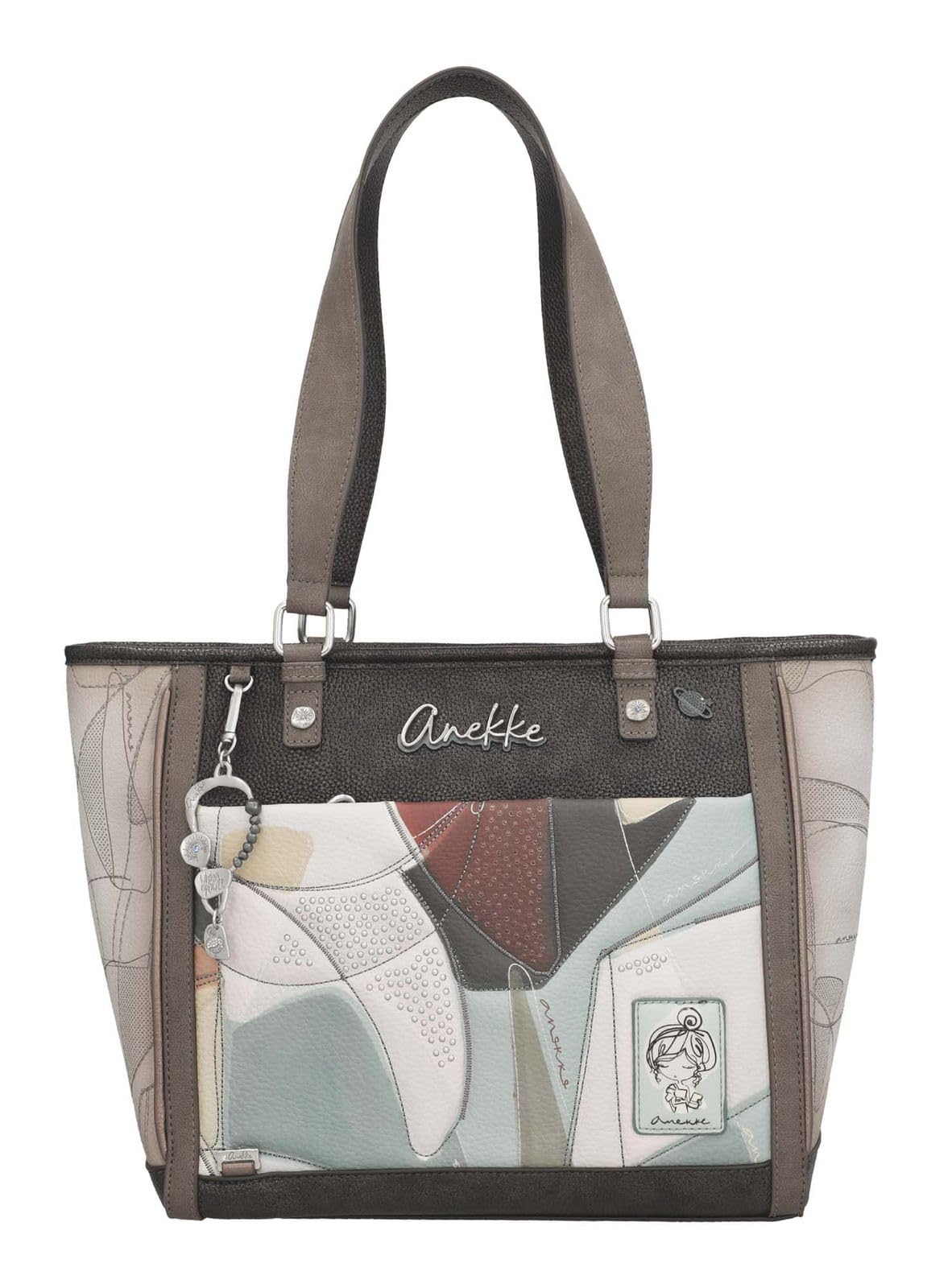 Anekke bolso de hombro bolso shopper Sophia Auralis Tote Bag Multicolor azul marino