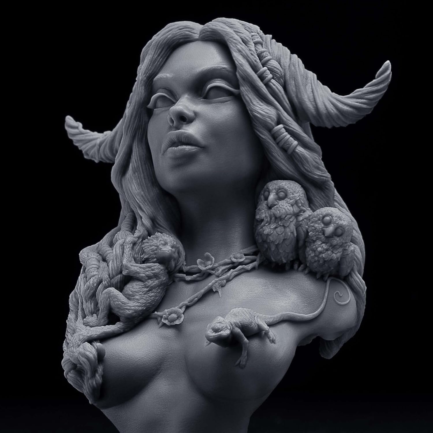 phrozen Aqua 4K Resin for High-Precision 3D Printing,405nm LCD UV-Curing Photopolymer Resin for Low Shrinkage, Great Detail, Low Odor, Non-Brittle (Gray, 1KG)