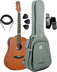 Violão Folk Strinberg Sd201 Hcr Mgs Half Cutaway Com Bag