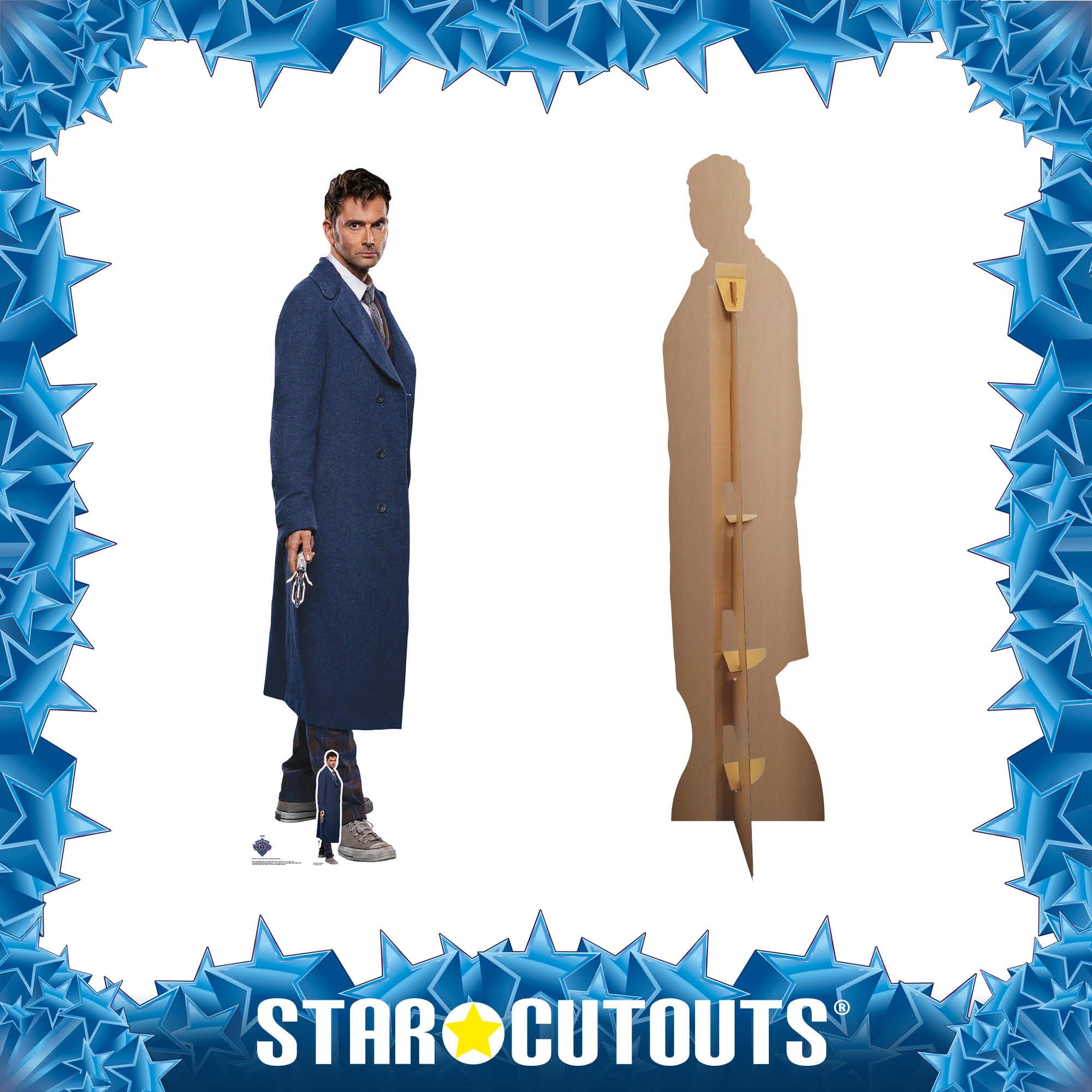 Star Cutouts SC4471 - Sagoma in cartone di Doctor Who David Tennant con mini