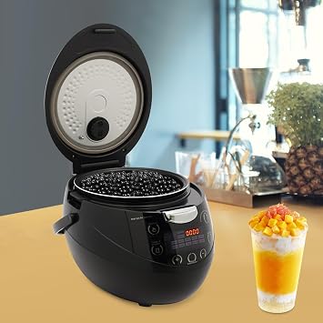 Boba Maker Machine - 6L Commercial Boba Cooker, Automatic Pearl Pot Machine for Bubble Tea Milk Tea Tapioca Pearls, Restaurant Dessert Stores Lounge Bars 110V