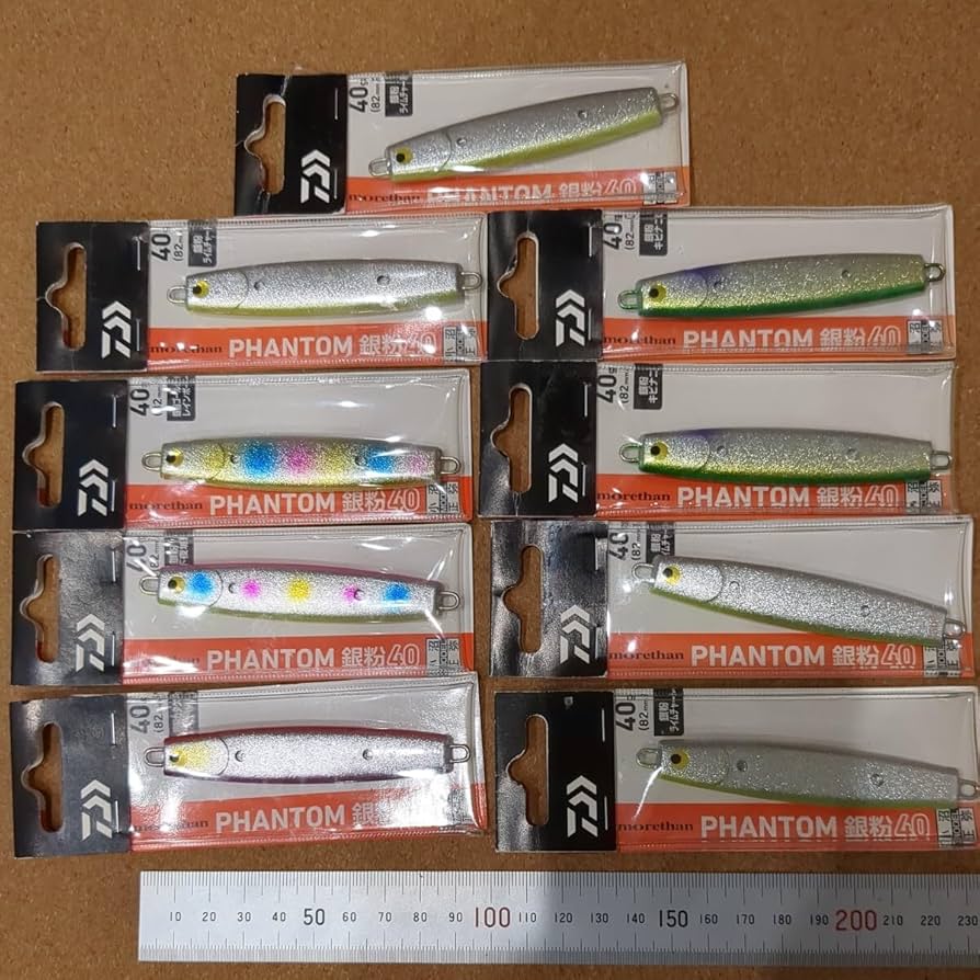ダイワのファントム等色々20グラム～40グラム位のジグです。 ダイワのファントム等色々20グラム～40グラム位のジグです