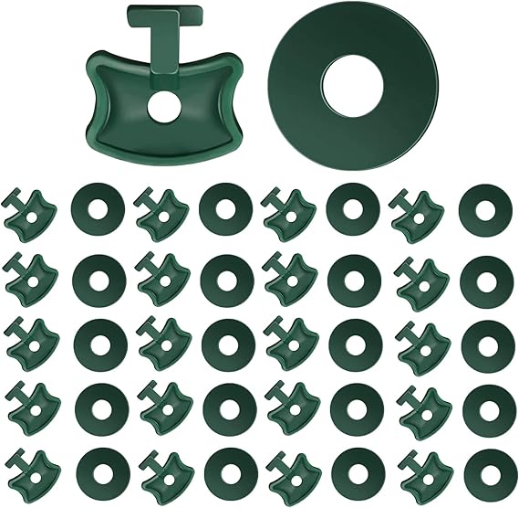 50Pcs Plastic Greenhouse Twist Clips,Greenhouse Clips for Bubble Wrap