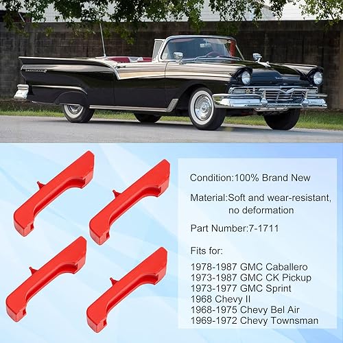 Miniatura 2 de Almohadillas aislantes de goma para GM Chevrolet GMC, 4 piezas de cojines de montaje de radiador GM, bujes de soporte de radiador, reemplazo 7-1711