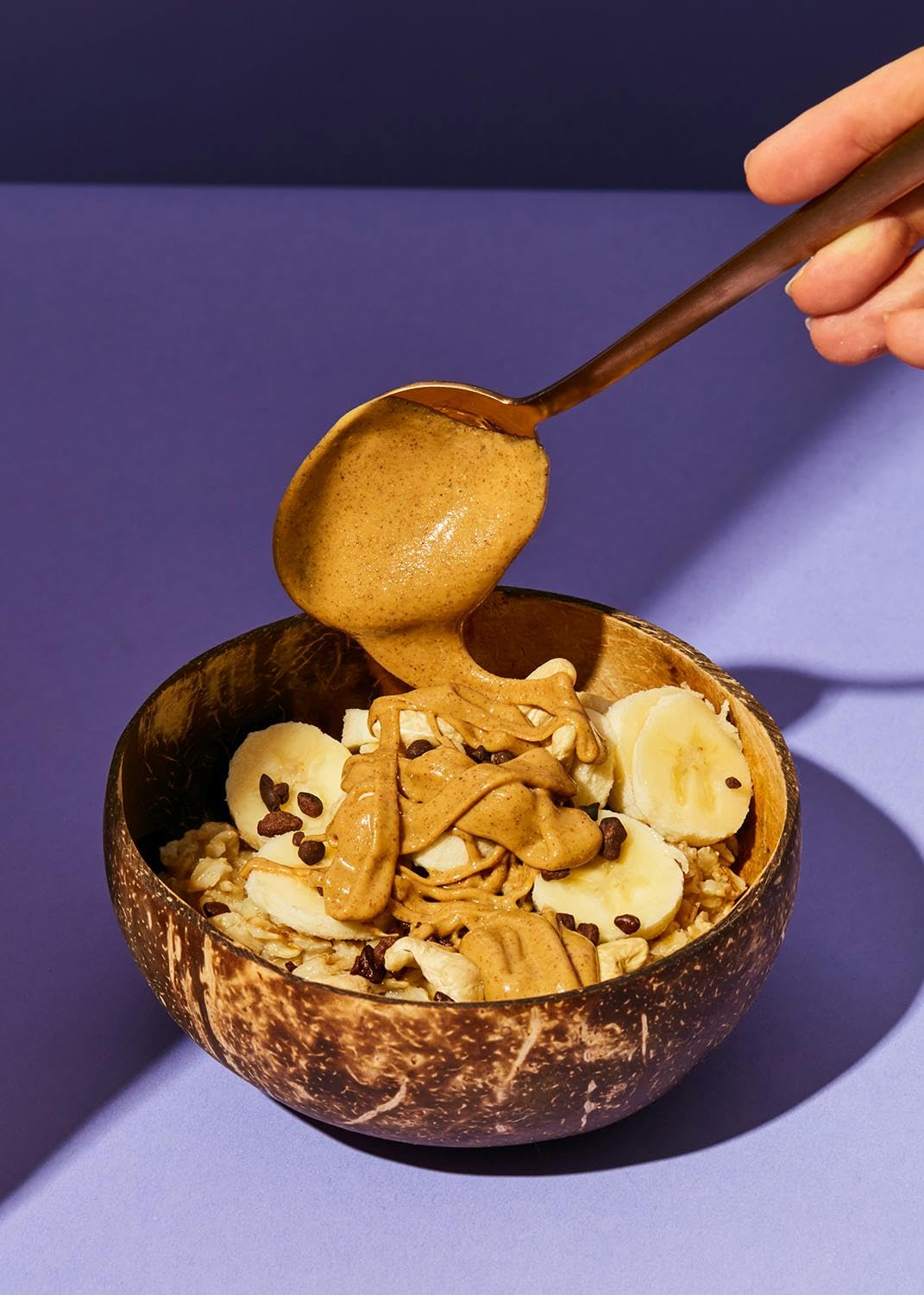 KoRo – Purée de cajou saveur banana bread 500 g – Mélange onctueux de noix de cajou et poudre de banane – Base vegan pour tartines et desserts – Alternative gourmande et originale