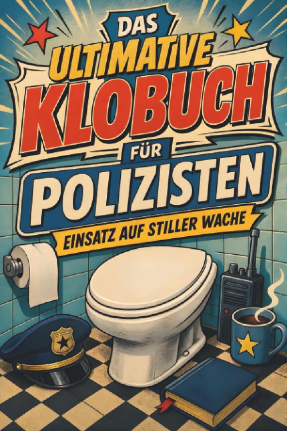 Das ultimative Klobuch für Polizisten: Einsatz auf stiller Wache. Lustiges Geschenk für Fans von Polizei, Blaulicht und Tatort