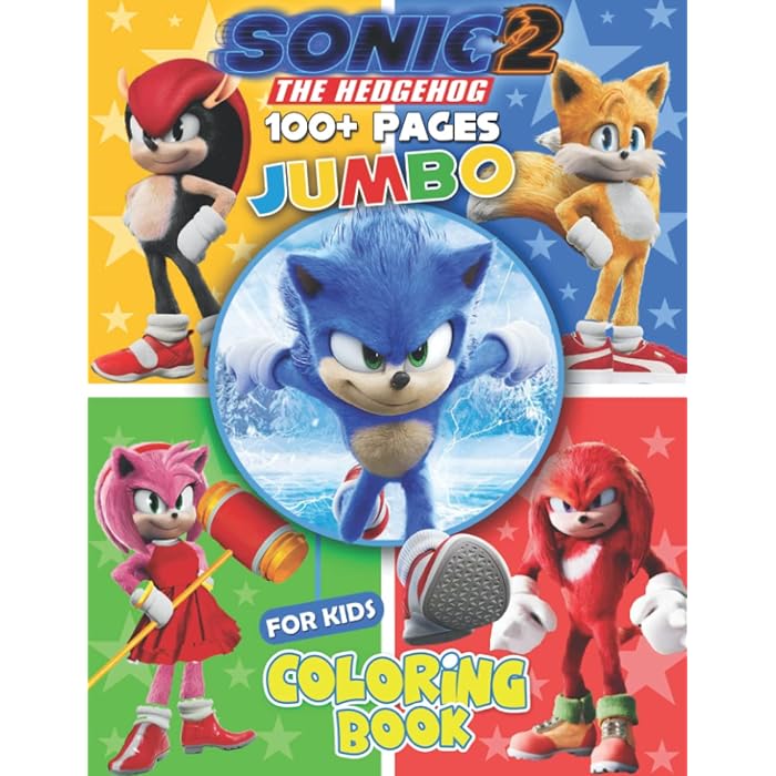 Sonic 2 Coloring Book