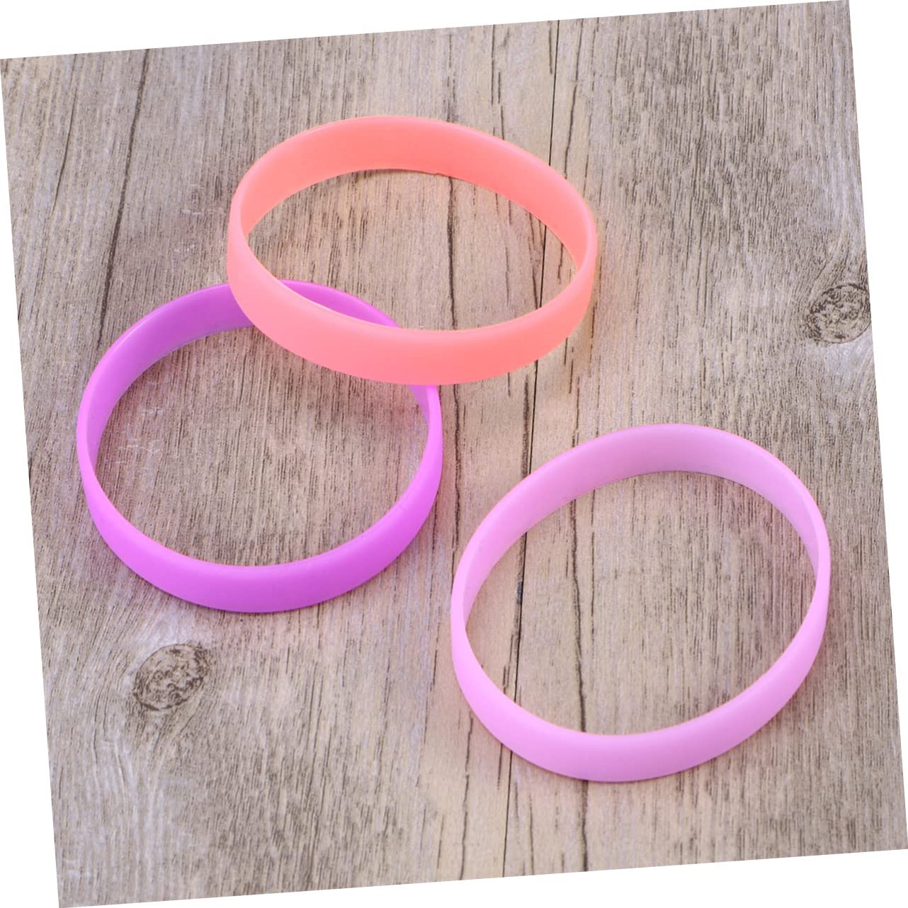 Ciieeo 48pezzi Braccialetti Luminosi Silicone Da Colorati Per Sport Feste e Scuole Accessori Comfort e Resistenza Per Adulti