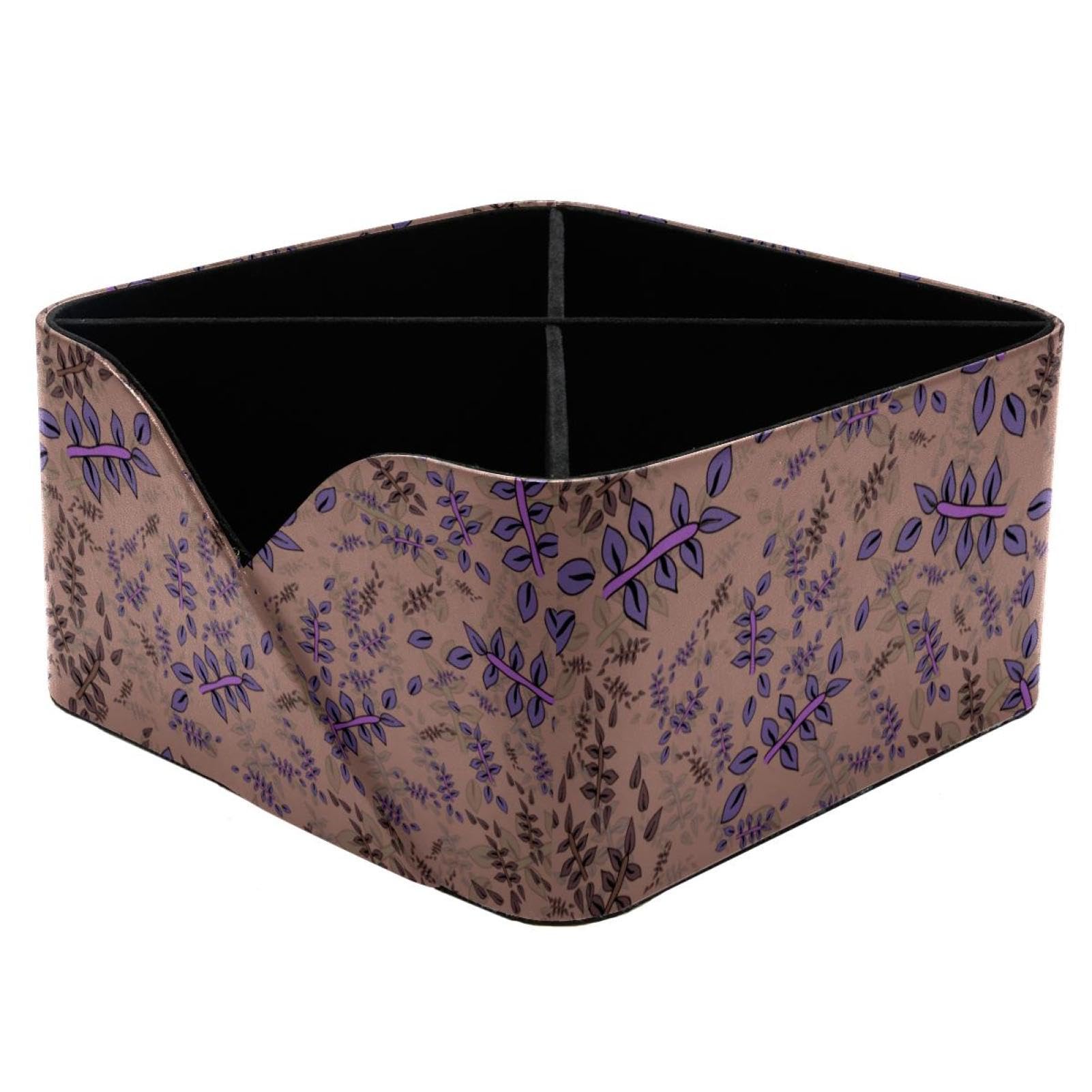 Pot à crayons rectangulaire vintage en bois pour organiser le bureau des enfants et femmes