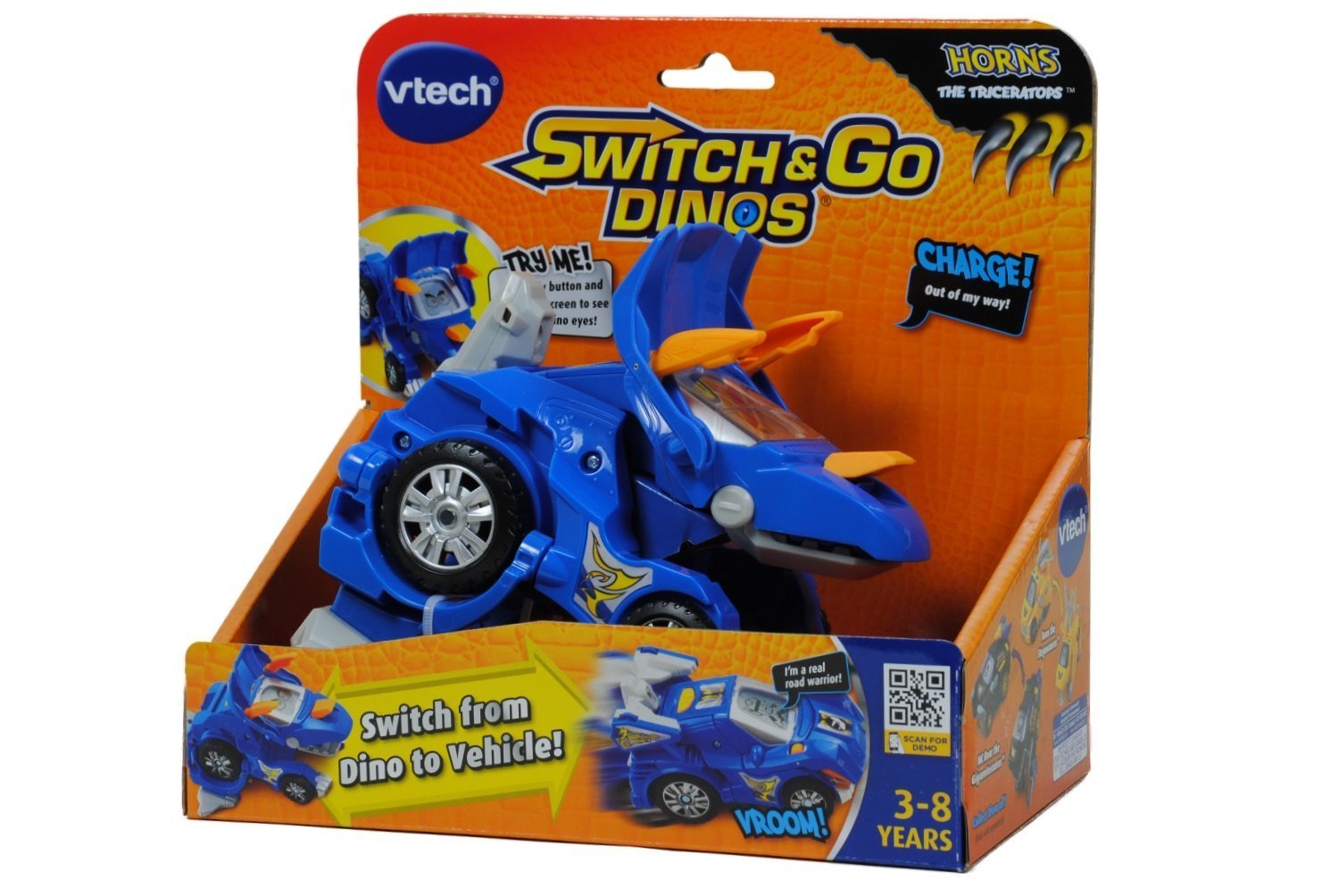 vtech switch and go dinos triceratops