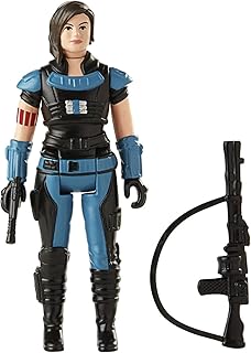 Star Wars Retro Collection Cara Dune Toy 3.75-Inch-Scale The Mandalorian Action Figure with Accessories, Toys for Kids Ages 4 and Up