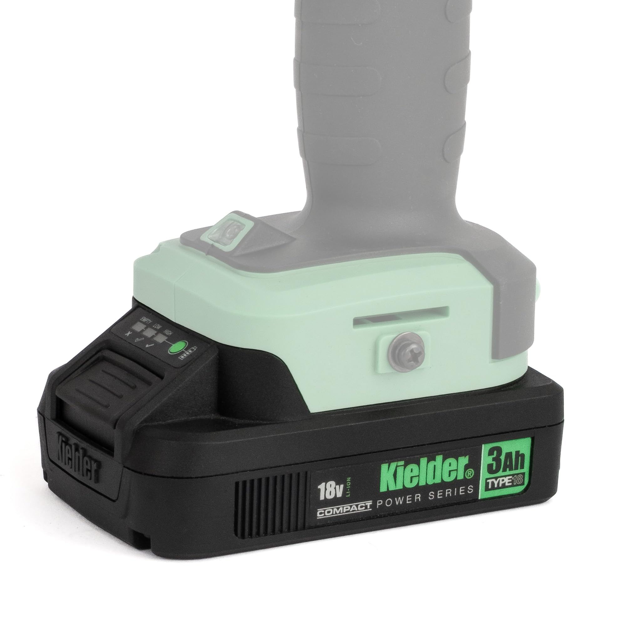 Kielder KWT-003-23 TYPE18 - Batteria compatta agli ioni di litio da 18 V, 3,0 Ah