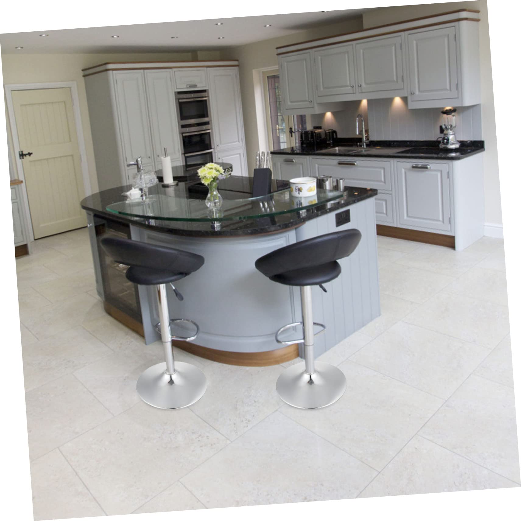 STOBAZA Stylish Round Table Base for Bar Stools and Bistro Tables Easy to Assemble