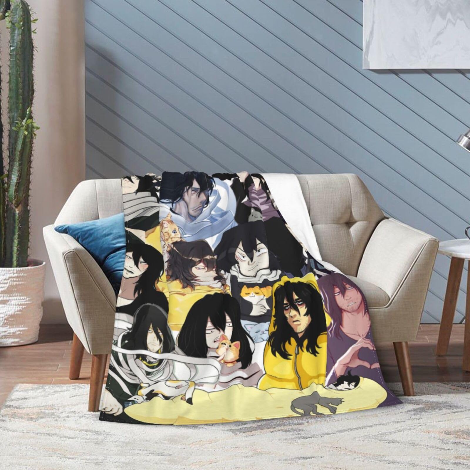 Suehome Deken Aizawa Shota Zachte en Comfortabele Wollen