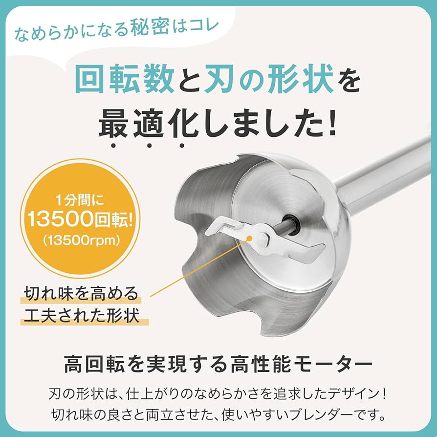 ハンドミキサー200W - 多機能・高効率・安全デザイン ハンドミキサー200W - 多機能・高効率・安全デザイン