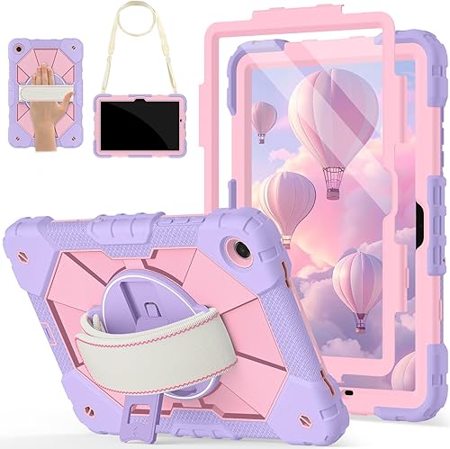 Funda para Galaxy Tab A11+ Plus 2025/A9+ 2023 de 11 pulgadas, funda resistente para Samsung Tab A11 Plus Galaxy A9+ con correa de mano giratoria de